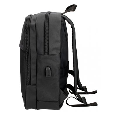 Mochila Portaordenador Pepe Jeans Court 15,6´´ dos compartimentos Negro