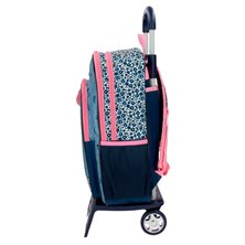 Mochila Escolar Minnie Make it Rain bows 42cm dos compartimentos con carro