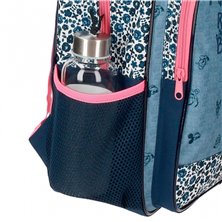 Mochila Escolar Minnie Make it Rain bows 42cm dos compartimentos con carro