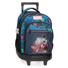 Mochila con dos ruedas Marvel on the Warpath dos compartimentos