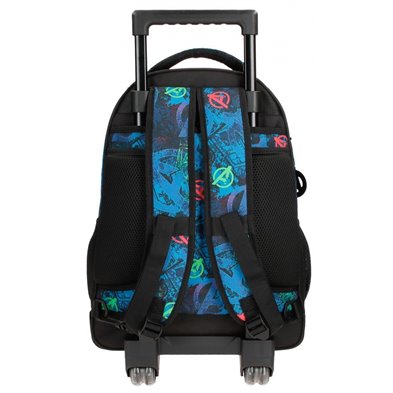 Mochila con dos ruedas Marvel on the Warpath dos compartimentos