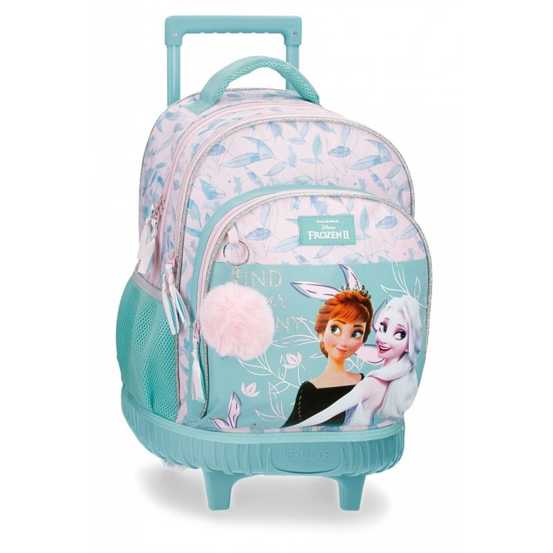 Mochila con dos ruedas Frozen Memories dos compartimentos