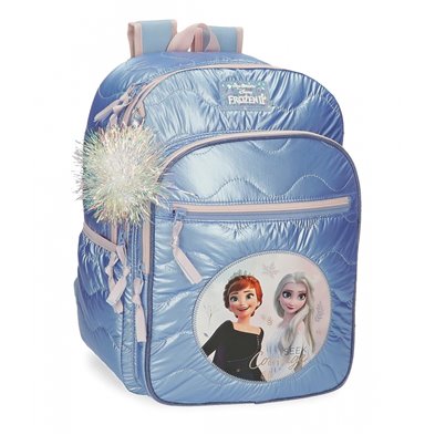 Mochila Frozen Seek Courage 40cm doble compartimento