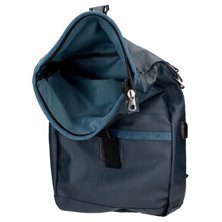 Mochila con solapa Pepe Jeans Court azul marino para portátil 15,6´´