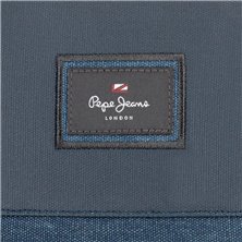 Mochila con solapa Pepe Jeans Court azul marino para portátil 15,6´´