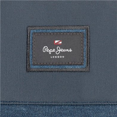 Mochila con solapa Pepe Jeans Court azul marino para portátil 15,6´´