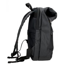 Mochila con solapa Pepe Jeans Court negro para portátil 15,6´´