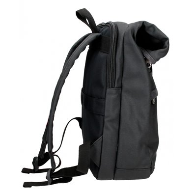 Mochila con solapa Pepe Jeans Court negro para portátil 15,6´´