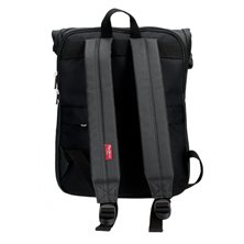 Mochila con solapa Pepe Jeans Court negro para portátil 15,6´´