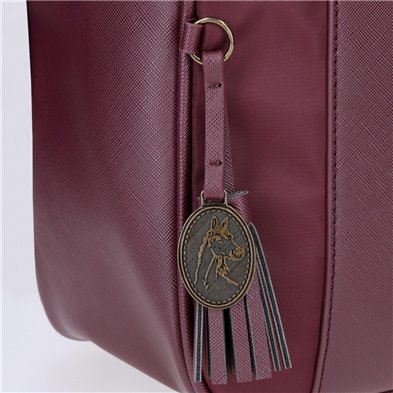 Mochila Porta Ordenador El Potro Lana Burdeos