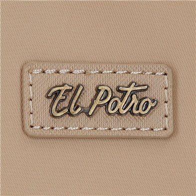 Mochila Porta Ordenador El Potro Lana Beige
