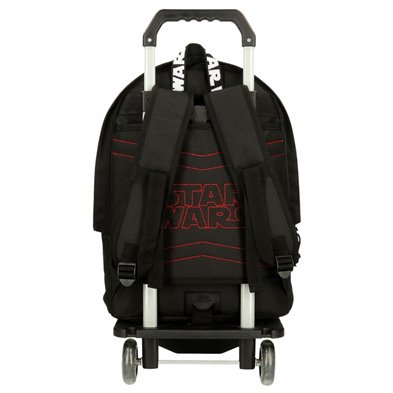 Mochila Escolar con portaordenador Star Wars Space Mission 44cm con carro