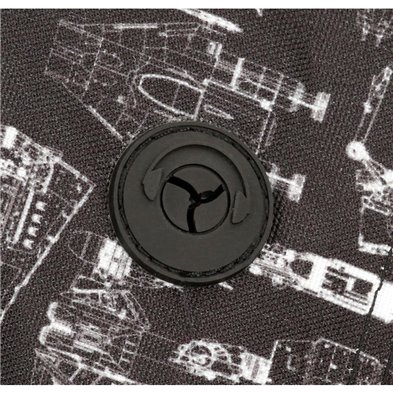 Mochila Escolar con portaordenador Star Wars Space Mission 44cm con carro
