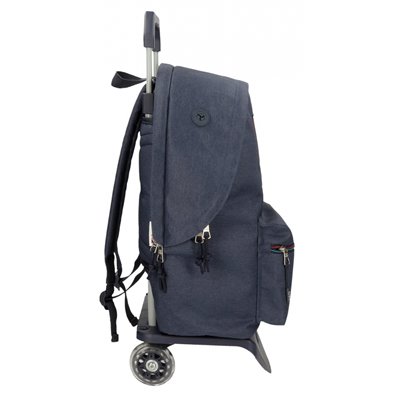 Mochila portaordenador Pepe Jeans Aidan dos compartimentos con carro
