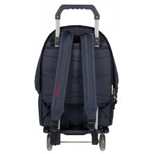 Mochila portaordenador Pepe Jeans Aidan dos compartimentos con carro