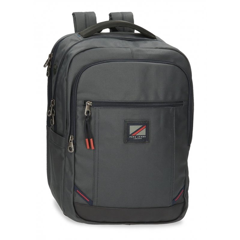 Mochila para portátil 15,6´´ Pepe Jeans Hackney tres Compartimentos