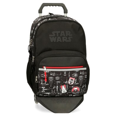 Mochila escolar Star Wars Space mission Doble Compartimento con carro