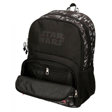 Mochila escolar Star Wars Space mission Doble Compartimento con carro
