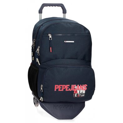 Mochila Pepe Jeans Dikran doble compartimento con carro