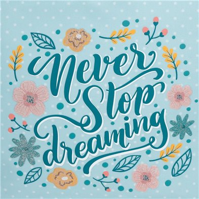 Estuche redondo Movom Never Stop Dreaming