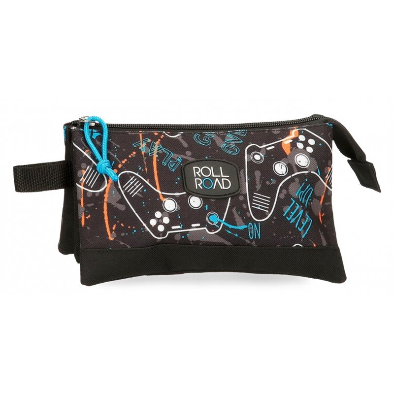 Estuche Roll Road Gamers tres Compartimentos