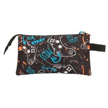 Estuche Roll Road Gamers tres Compartimentos