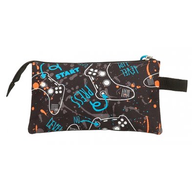 Estuche Roll Road Gamers tres Compartimentos