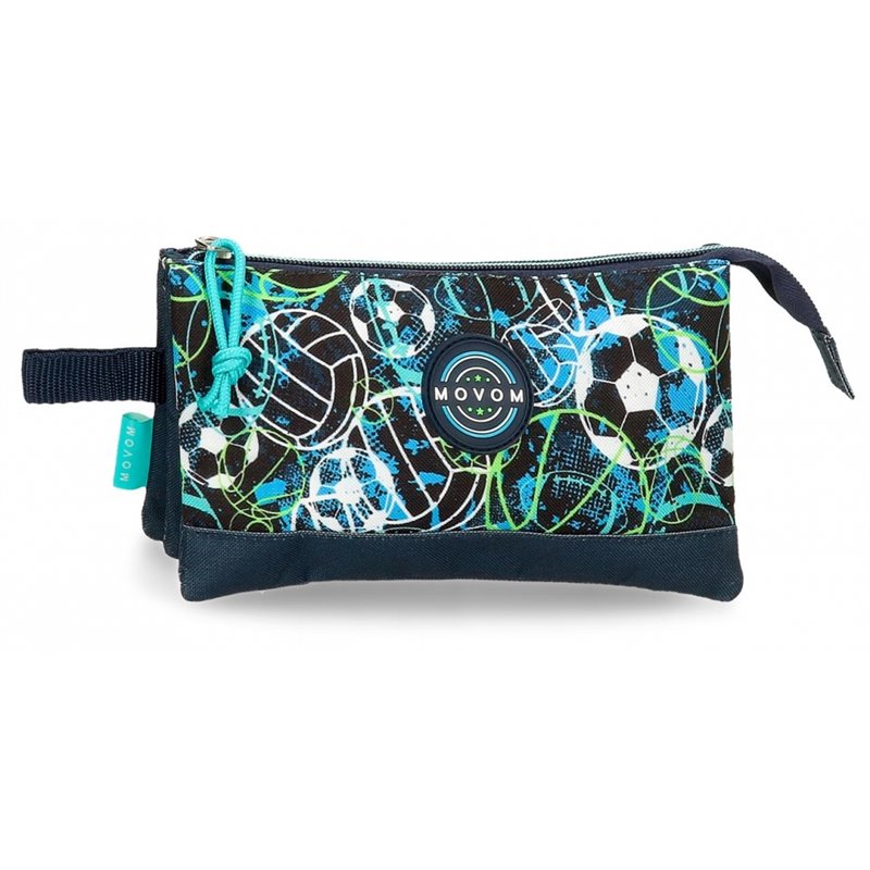 Estuche Movom Balls tres Compartimentos