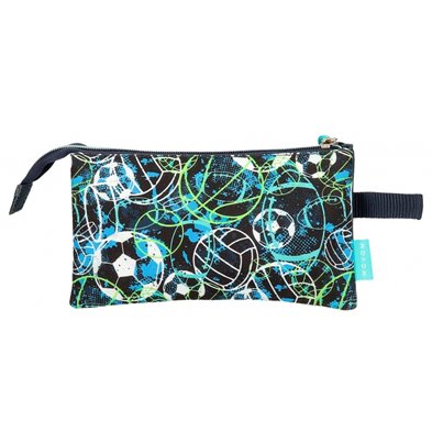 Estuche Movom Balls tres Compartimentos