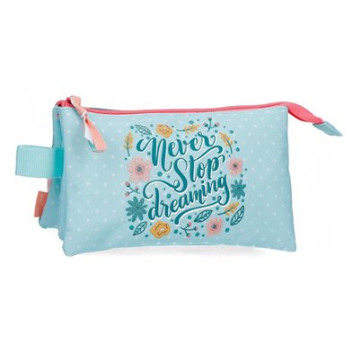 Estuche Movom Never Stop Dreaming tres Compartimentos