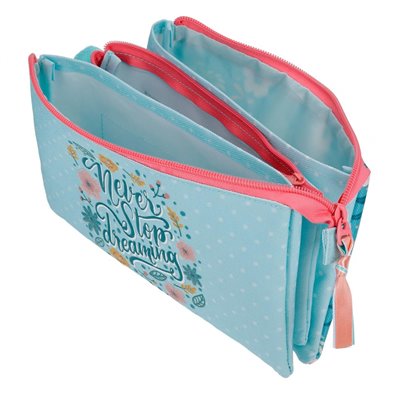 Estuche Movom Never Stop Dreaming tres Compartimentos