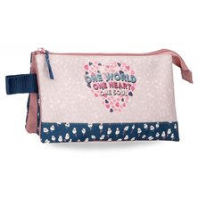Estuche Roll Road One World tres Compartimentos