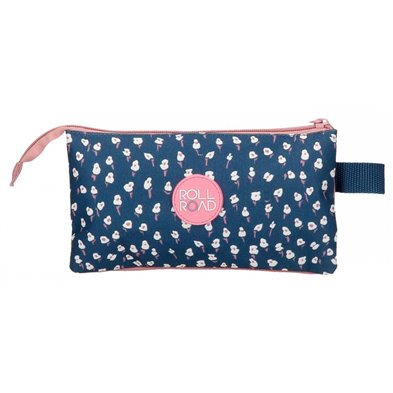 Estuche Roll Road One World tres Compartimentos