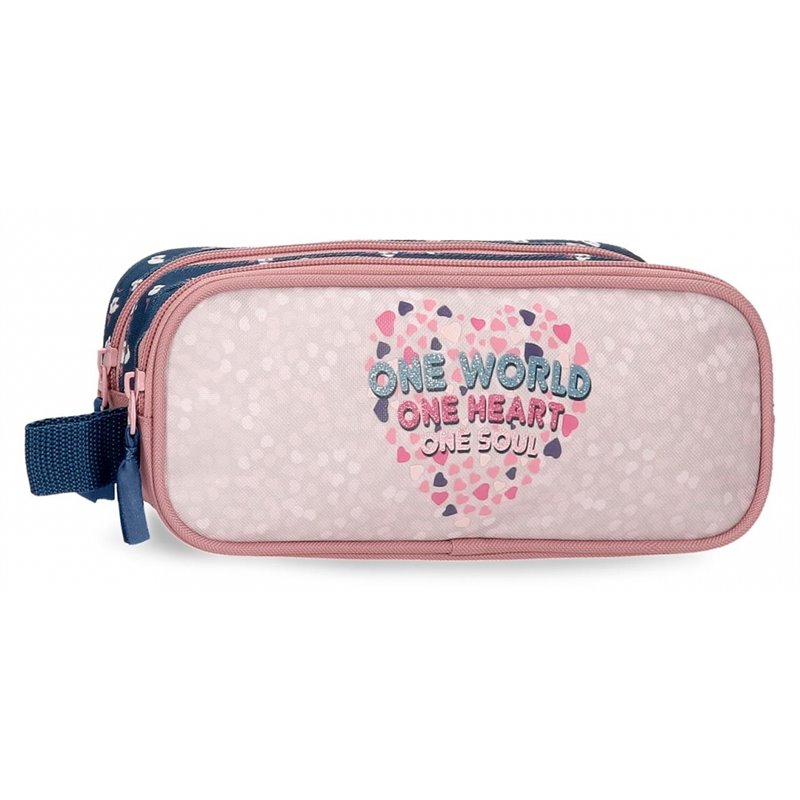 Estuche Roll Road One World Dos Compartimentos