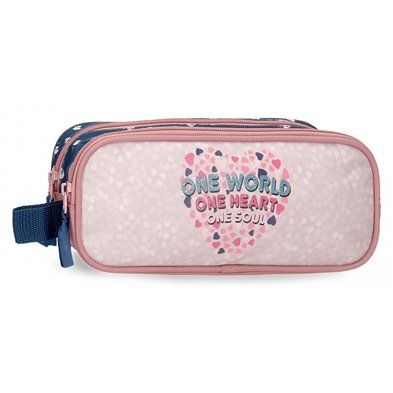 Estuche Roll Road One World Dos Compartimentos
