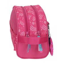 Neceser Movom Glitter Rainbow Doble Compartimento Adaptable