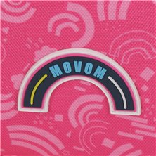 Neceser Movom Glitter Rainbow Doble Compartimento Adaptable