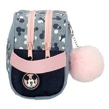 Neceser Doble Compartimento Mickey Denim