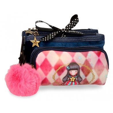 Neceser pequeño Gorjuss Moon Buttons tres compartimentos
