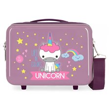 Neceser ABS Roll Road Little Me Unicorn Lila