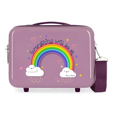 Neceser ABS Arcoiris Everything OK Morado