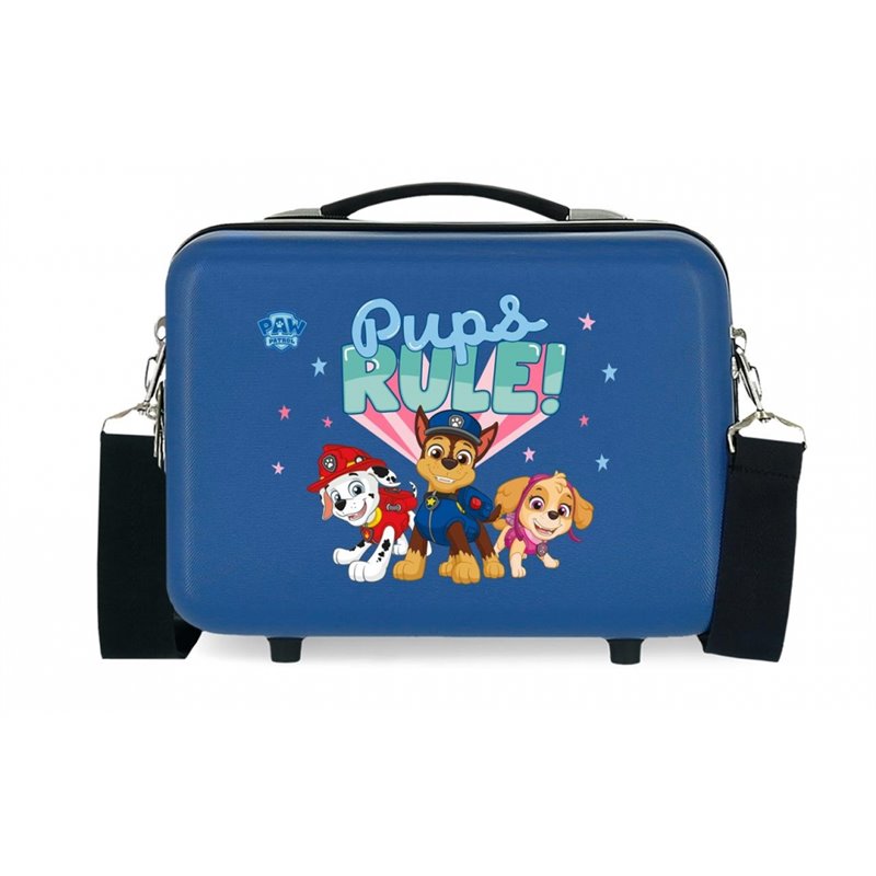 Neceser ABS Paw Patrol Pups Rule Adaptable Azul