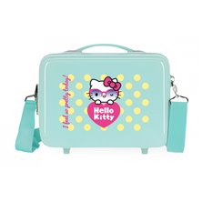 Neceser ABS Hello Kitty Pretty Glasses Adaptable Turquesa