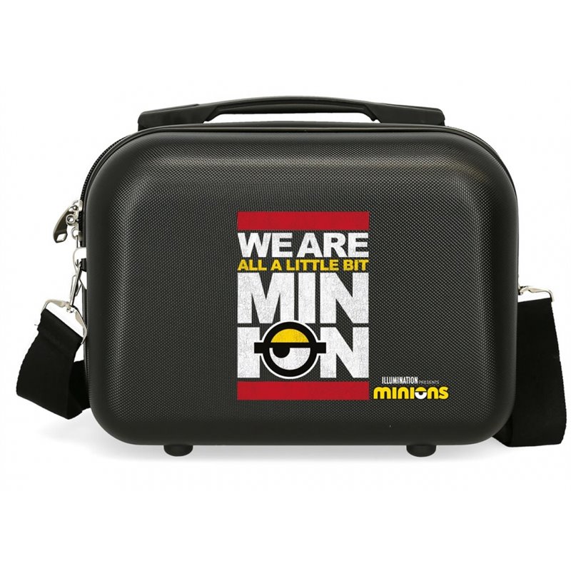 Neceser ABS We are a Minion Adaptable Negro