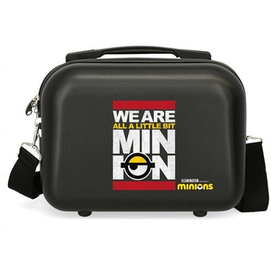 Neceser ABS We are a Minion Adaptable Negro