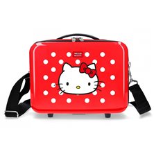 Neceser ABS Castle of Hello Kitty adaptable a trolley Blanco