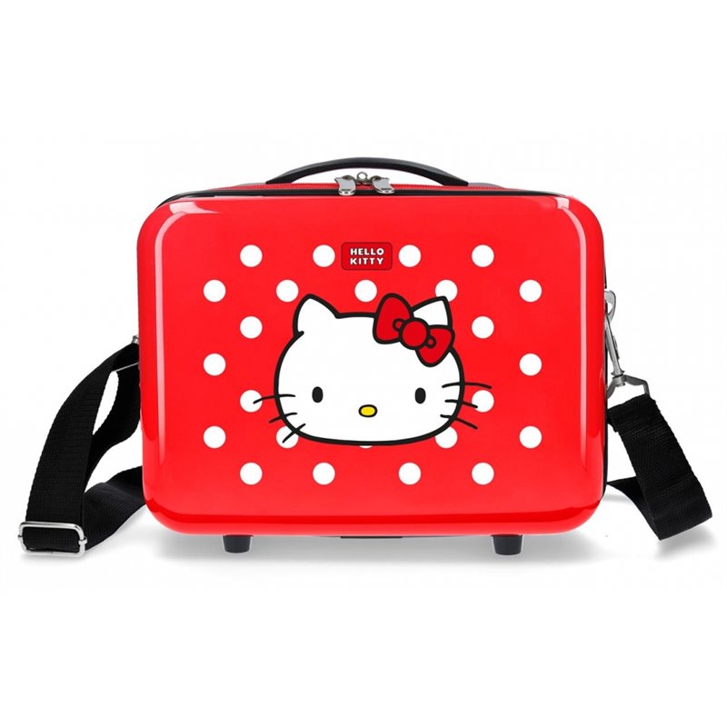 Neceser ABS Castle of Hello Kitty adaptable a trolley Blanco