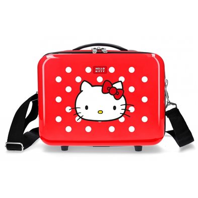 Neceser ABS Castle of Hello Kitty adaptable a trolley Blanco