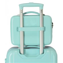 Neceser ABS Bow of Hello Kitty adaptable a trolley Turquesa