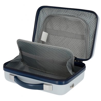 Neceser ABS Bow of Hello Kitty adaptable a trolley Azul